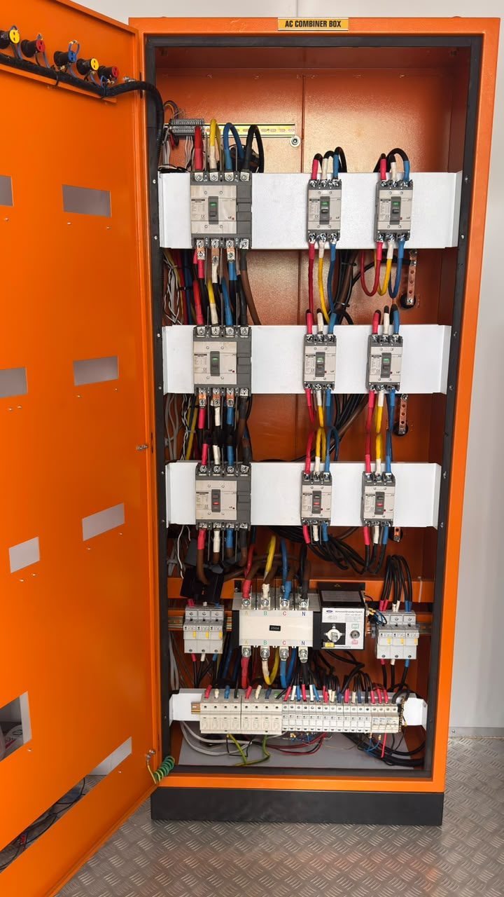 Distribution board wiring and protection detail